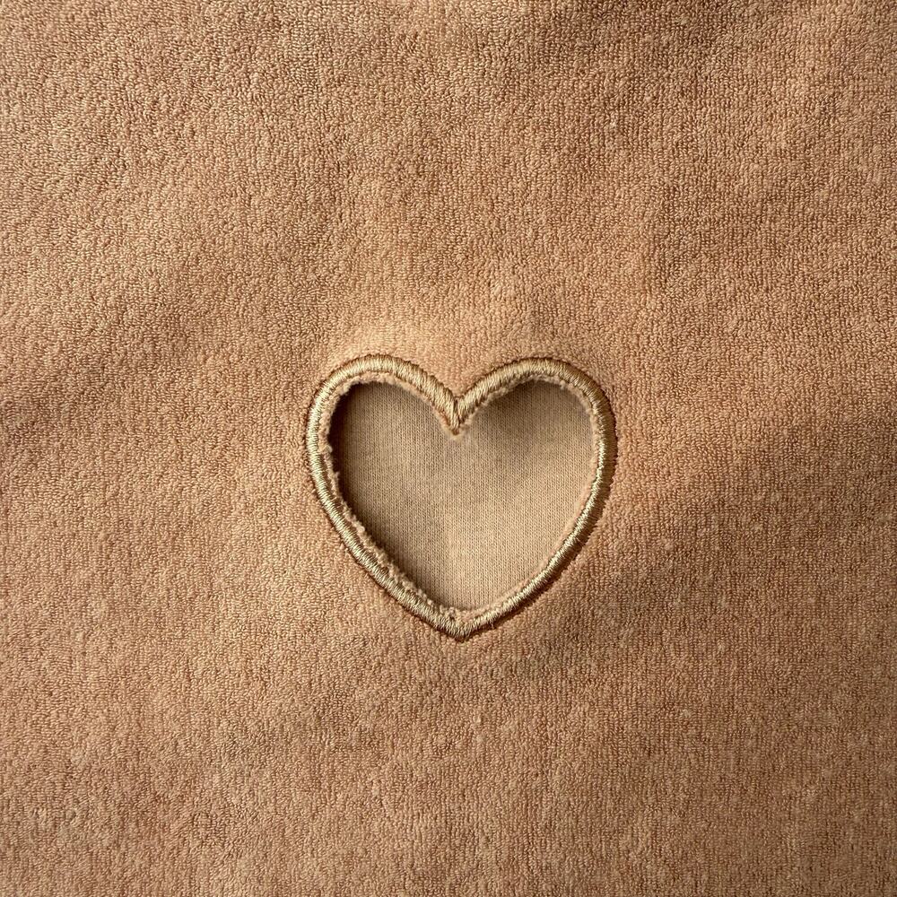 Saski Pink Blush Sweetheart Cut Out Terry Cloth Mini Dress Size XS NWOT - Picture 6 of 12